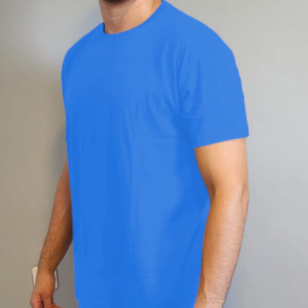 חולצה כחולה קלאסית - כחול רויאל