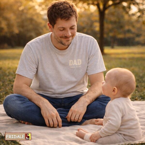 חולצת אבא חדש Since 2026 – מתנה מקורית ללידה ראשונה