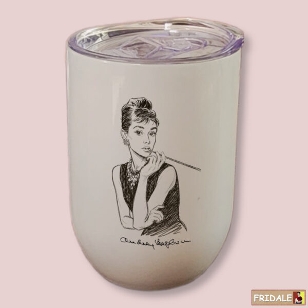 ספל תרמי אודרי הפבורן – אלגנטיות שלעולם לא מתקררת