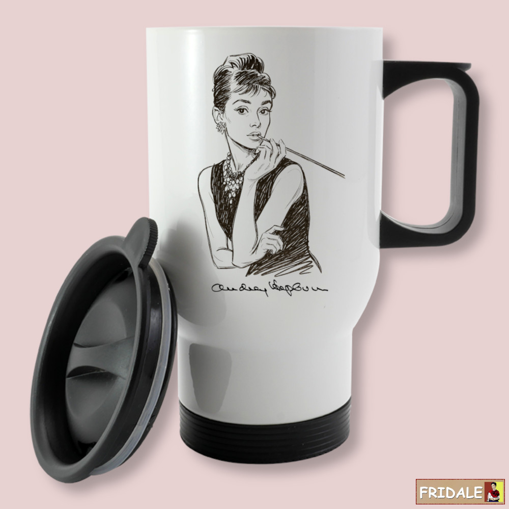 ספל נירוסטה טרמי בעיצוב אודרי הפבורן