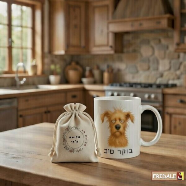 השלמה לחוויית התה: שקית יוטה מעוצבת עם 5 תיוני פרימיום