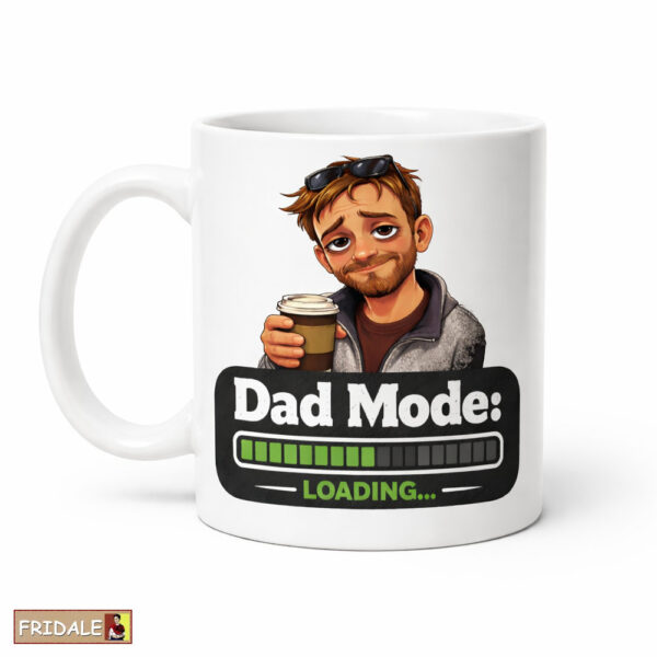 ספל מתנה לאבא צעיר – Dad Mode Loading | מתנה אישית לאבא טרי