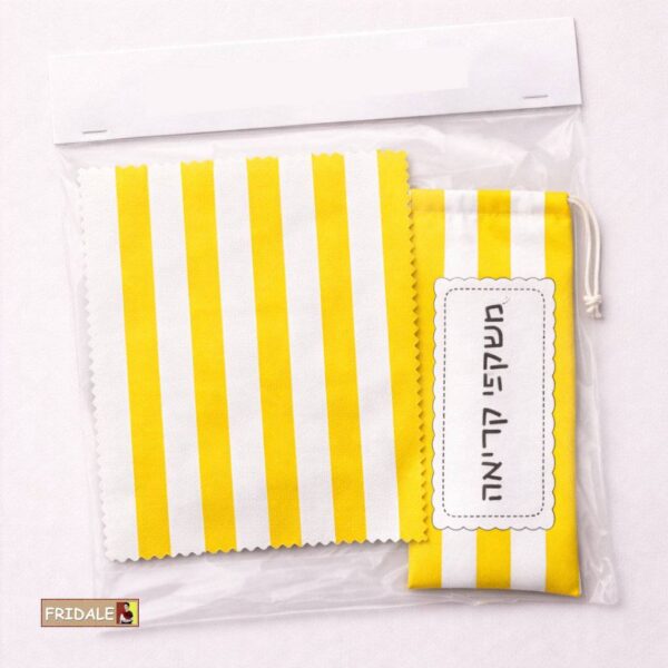 סט נרתיק ומטלית למשקפיים לאישה – בעיצוב אישי