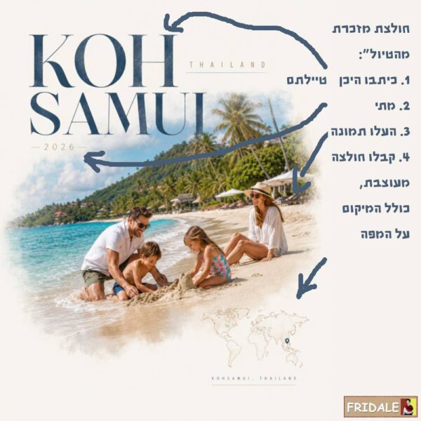 מזכרת מהטיול שנשארת | חולצה עם הדפס מותאם אישית מהטיול